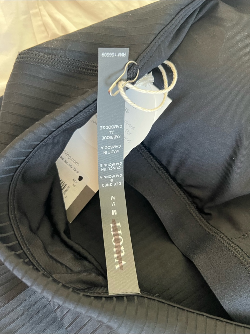 Vuori Inversion Ribbed Novelty Halter Tank - Picture 6 of 7